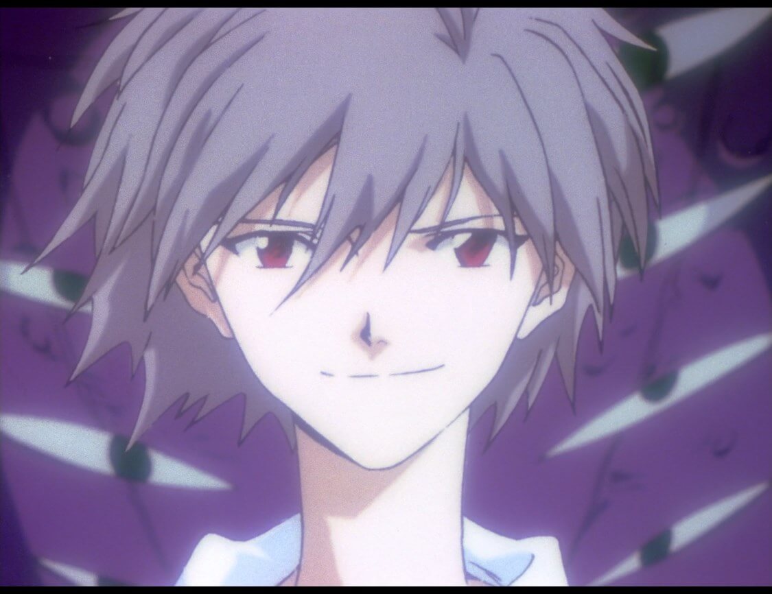 Kaworu before Shinji crushes him in Unit-01